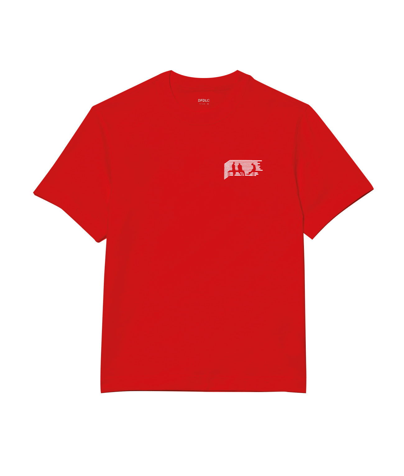 T SHIRT ROUGE LOGO